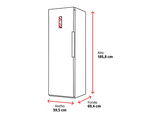 Congelador vertical - Samsung RZ40H32PETEF, 323 l, 185.8 cm, Inox