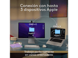 Teclado inalámbrico - Logitech MX Keys S para Mac, Bluetooth, Retroiluminación, Teclas personalizables, Multidispositivo, Accesos directos, Gris