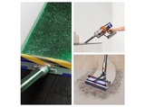 Aspirador escoba - Dyson V15 Detect™ Absolute, Potencia succión 240 AW, Autonomía 60 min, Minicepillo motorizado, 3 Modos, Láser, Sensor Suciedad