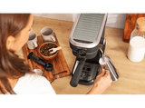 Cafetera express - Cecotec Cafelizzia 890 Rose Pro, 20 bar, 1350 W, 1.1 L, 2 tazas, Compacta, Thermoblock, Manómetro, Gray