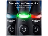 Cepillo eléctrico - Oral-B iO 6S, 5 modos, Seguimiento con app, Pantalla interactiva, Sensor de presión, 4 cabezales, Negro mate, Edición Navidad