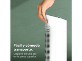 Climatizador evaporativo - Cecotec EnergySilence 2000 SkyCool, 60 W, 3 L, 3 velocidades, 41, Oscilación 50º, Difusor de aromas, Blanco
