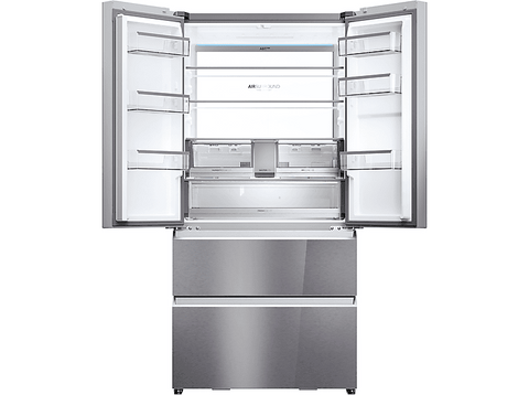 Frigorífico americano - Haier FD 90 Series 7 HFR79F19EFGK, No Frost lateral, 190 cm, 703 l, Motor Inverter, Antibacterias Pro, Cristal Zafiro