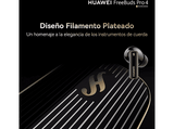 Auriculares True Wireless - Huawei FreeBuds Pro 4, 33h Autonomía, Cancelación de Ruido, Doble Conexión, Negro
