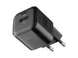 Cargador de pared - CellularLine Multipower 2 GaN, 35 W, Carga rápida, Universal, Negro