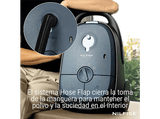 Aspirador con bolsa - Nilfisk Bright Home Plus, 750 W, 3.7 l, Filtración HEPA 14, Negro