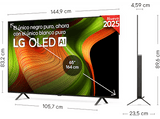 TV OLED 65 - LG OLED65B56LA, OLED 4K, Procesador Inteligente α8 AI Processor 4K Gen2, Smart TV, DVB-T2 (H.265), Umber Brown