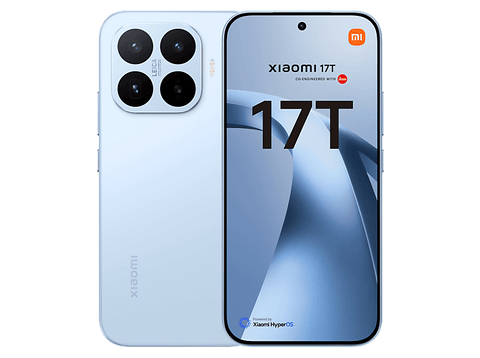 Móvil - Xiaomi 17T, Azul, 256GB, 12GB RAM, 6.59