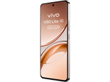 Móvil - vivo V50 Lite, Titanium Gold, 256 GB, 8 GB RAM, 6.77 AMOLED, MediaTek Dimensity 6300, 6500mAh, Incluye Cargador+Auriculares