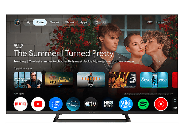 TV LED 43" - PEAQ PTV 43GU-5026C, UHD 4K, DVB-T2 (H.265), Direct LED, Negro