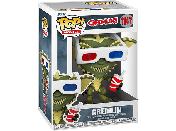 Figura Funko Pop! - Gremlins: Gremlin mit 3D Glasses, 10 cm, Vinilo