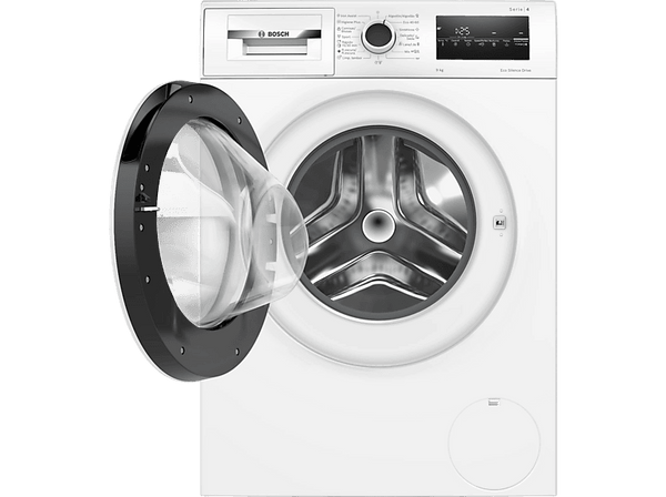 Lavadora carga frontal - Bosch WAN24290EP, 9 kg, 1200 rpm, 14 programas, Speed Perfect, Motor SilentPowerDrive, Higiene Plus,  Blanco