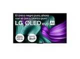TV OLED 65 - LG OLED65M59LA, UHD 4K Inalámbrico, Procesador Inteligente α11 AI Processor 4K Gen2, Smart TV, DVB-T2 (H.265), Rocky Black