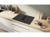 Placa inducción con extractor integrado - Bosch PVQ731H26E, Serie 6, 4  Zonas, 2 zonas Flex, 9, Función CombiInducción, PerfectFry Plus, 70 cm, Negro