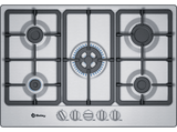Placa gas - Balay 3ETX576HB hobs, 5 zonas, Gas Butano, Mecánico, 26 cm, Inox