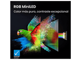 TV RGB Mini LED 85 - Hisense 85UR8S, UHD 4K, Hi-View AI Engine RGB, Modo Juego, Pantalla Antirreflejos, Smart TV, Full IA, Gris carbón