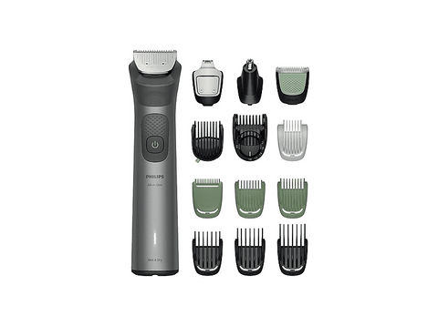 Afeitadora Corporal - Philips MG7921/15, BeardSense, 15 en 1, 120 min, Uso Seco/Húmedo, Cara,Pelo,Cuerpo, Cuchillas Acero Autoafilable, Multi Grooming