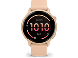 Reloj deportivo - Garmin vívoactive® 6, Rosa, Silicona, 20mm, 8 GB, 1.2 AMOLED, Autonomía hasta 11 días