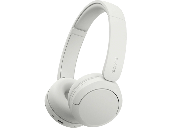 Auriculares inalámbricos - Sony WH-CH535W, Bluetooth 6.0, 55 h batería, Carga rápida, 360 Reality Audio, Conexión multipunto, Diadema, Blanco