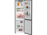 Frigorífico combi - Beko B5RCNE365HG, Neo Frost Dual Cooling, Altura 186.5 cm, 366 l, AeroFlow, Tecnología HarvestFresh, Gris Manhattan