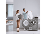Lavadora secadora - LG F4DR7009AGS, Serie 700, 9 kg/6 kg, 1400 rpm, 14 programas, Inox antihuellas