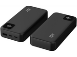 Powerbank - Isy IPP 20001, 20000 mAh, 2x USB-C, 1x USB-A, Negro