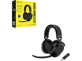 Auriculares gaming - Corsair HS65, Inalámbricos, Autonomía 24 h, Sonido Envolvente Dolby® Audio 7.1, Negro