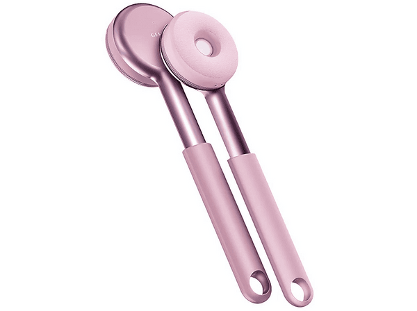 Exfoliante facial - Geske Sonic LED Full-Body Brush & Intensive Exfoliator | 9 in 1, Rosa