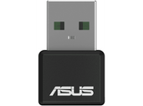 Adaptador Wi-Fi USB - Asus USB-AX55 Nano, 1800 Mbit/s, Seguridad WPA3, Negro