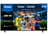 TV LED 75 - Haier H75K85FUX, UHD 4K, Google TV, Smart TV, Dolby Audio, Negro