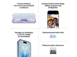 Apple iPhone 17, Blanco, 256 GB, 5G, 6.3  OLED Super Retina XDR, Chip A19, iOS