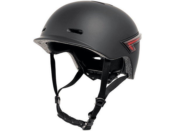Casco - Youin LED, Talla M, LED intermitente, Mando a distancia, USB, Negro