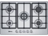 Placa gas - Balay 3ETX576HB hobs, 5 zonas, Gas Butano, Mecánico, 26 cm, Inox