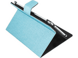 Funda tablet - Silver HT 19313, Hasta 10.4, Rotatoria 360º, Azul