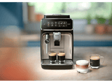 Cafetera superautomática - Philips 3300 Series EP3321/40, Tecnología AquaClean, 2 tazas, Presión Máx. 15 bar, Deposito de agua 1.8 l, 1500 W, Negro
