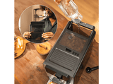 Cafetera superautomática - Cecotec Cremmaet Latte, 19 bar, 1300W, Depósito de leche 400ml, Depósito de agua 1.1L, Display táctil, Molinillo, Negro