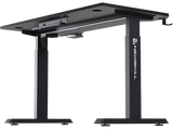 Mesa gaming - Newskill Belenor PRO, MFD + Metal, Ajustable en Altura 72-122 cm, Soporte Auriculares, Negro