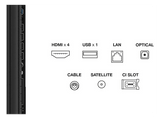 TV QLED 85 - TCL 85P8K, UHD 4K, AiPQ Pro, Smart TV by Google TV, DVB-T2 (H.265), 144 Hz, Compatible con Google Assistant, Negro