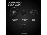 Volante - Logitech G RS50 System, Base accionamiento 8 N�<br/>m, RS Wheel Hub con 13 botones y RS Round Wheel 11″, Trueforce, Force Feedback, PS-PC, Negro