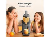 Máquina de granizados - Cecotec Twist&Ice 2600, 220 W, Capacidad 2.6L, Panel control táctil, 6 modos, Diseño compacto, Boquilla antigoteo, Negro