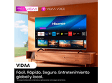 TV LED 55 - Hisense 55A6N, UHD 4K, Smart TV, HDR 10+, Dolby Vision, Control por Voz, Modo Juego, IA, Negro