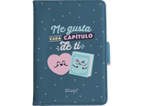 Funda eBook - Mr Wonderful ''Me gusta cada capítulo de ti'', Para 6, 18.5 cm, Azul