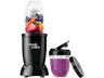 Batidora de vaso - Magic Bullet MBR06B, Tritan, Sin BPA, 6 Piezas, 200 W, 0.550 l o 0.355 l, Negro