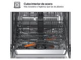 Lavavajillas integrable - LG DB273TX, 14 servicios, 9 programas, 59.8 cm,  Tercera bandeja, QuadWash™, Sin panelar
