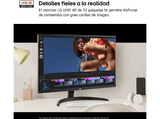 Monitor - LG 32UR500-B, 31.5, UHD 4K, 4 ms, 60 Hz, HDMI x2, DisplayPort x1, Negro