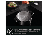 Placa inducción - AEG TN63IV0BCT, 3 zonas, Zona grande 32 cm, Mandos independientes, 58 cm, Negro mate