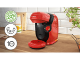 Cafetera de cápsulas - Bosch Tassimo Style TAS113E, 3.3 bar, 0.7 l, 1.400 W, Intellibrew, Tamaño Compacto, Sostenible, Rojo