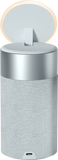 Cargador inalámbrico - Nacon Altavoz BT, Carga inalámbrica MagSafe, 4h Autonomía, Gris