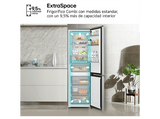 Frigorífico combi - LG GBBS514AMB, No Frost, 186 cm, 333 l, DoorCooling+™, FRESHBalancer™, Acero texturizado antihuellas