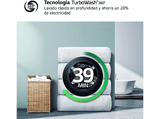 Lavadora carga frontal - LG F0P3CYV2W, 20 kg, 1000 rpm, 14 programas, TurboWash™ 360˚, Steam™, Blanco